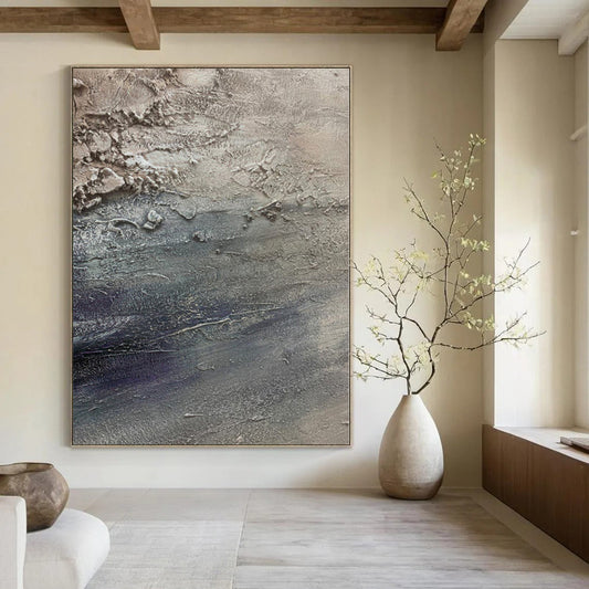 Grand Custom Abstract Canvas for Luxury Retail Store Windows