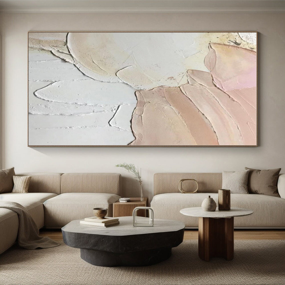 Colossal Personalized Abstract Wall Art for Reading Nook Window Seat