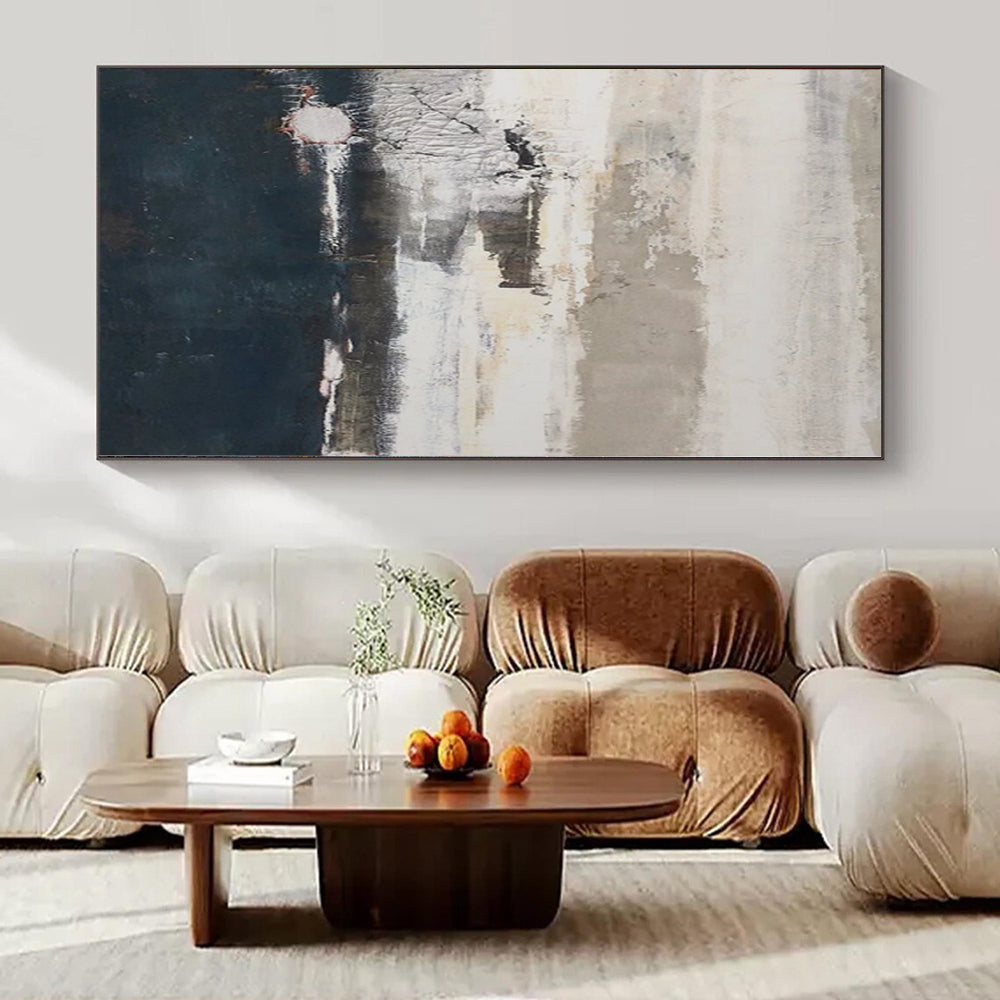 Immense Custom Abstract Painting for Agricultural Cooperative Lobbies