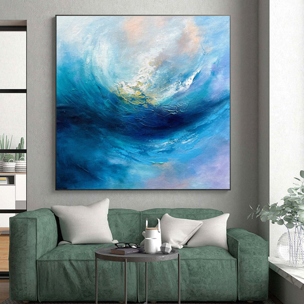 Oversized Abstract Wall Art for Home Music Studio Creative Backdrop LargeART0683