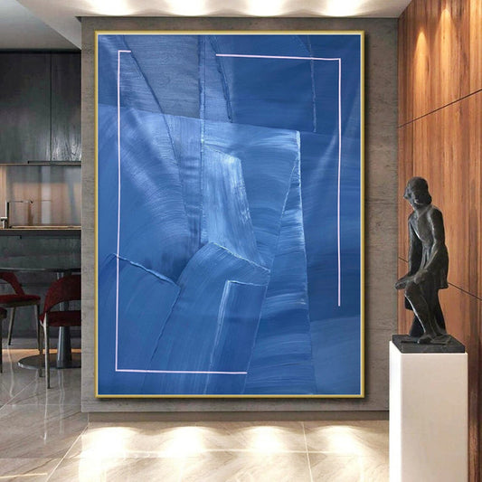 Colossal Custom Abstract Canvas for Kids’ Playroom Climbing Wall