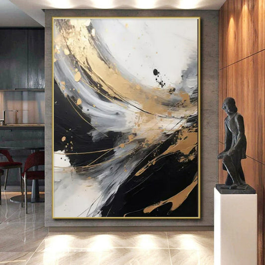 Monumental Modern Abstract Art for Hotel Suite Luxury Upgrades