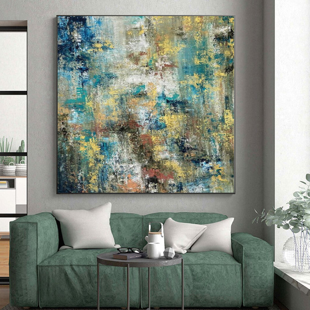 Monumental Abstract Expressionist Art - Commissioned Mixed Media for Art Gallery Exhibitions