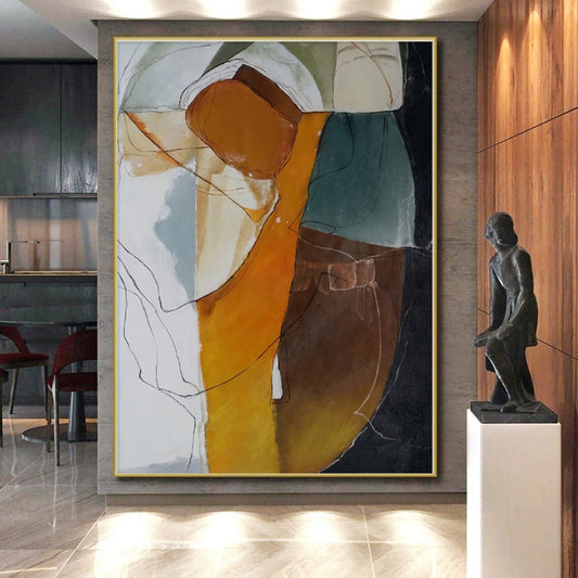 Mammoth Customized Abstract Canvas for Kitchen Pantry Statement Wall