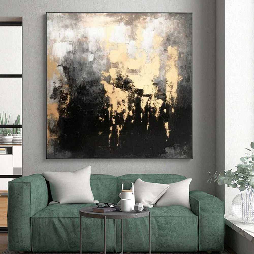 Extra-Huge Contemporary Abstract Painting for Wedding Venue Ceremony Aisles