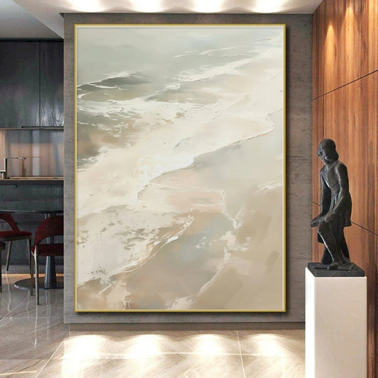 Mammoth Custom Abstract Canvas for Home Indoor Pool Lounge Area Wall