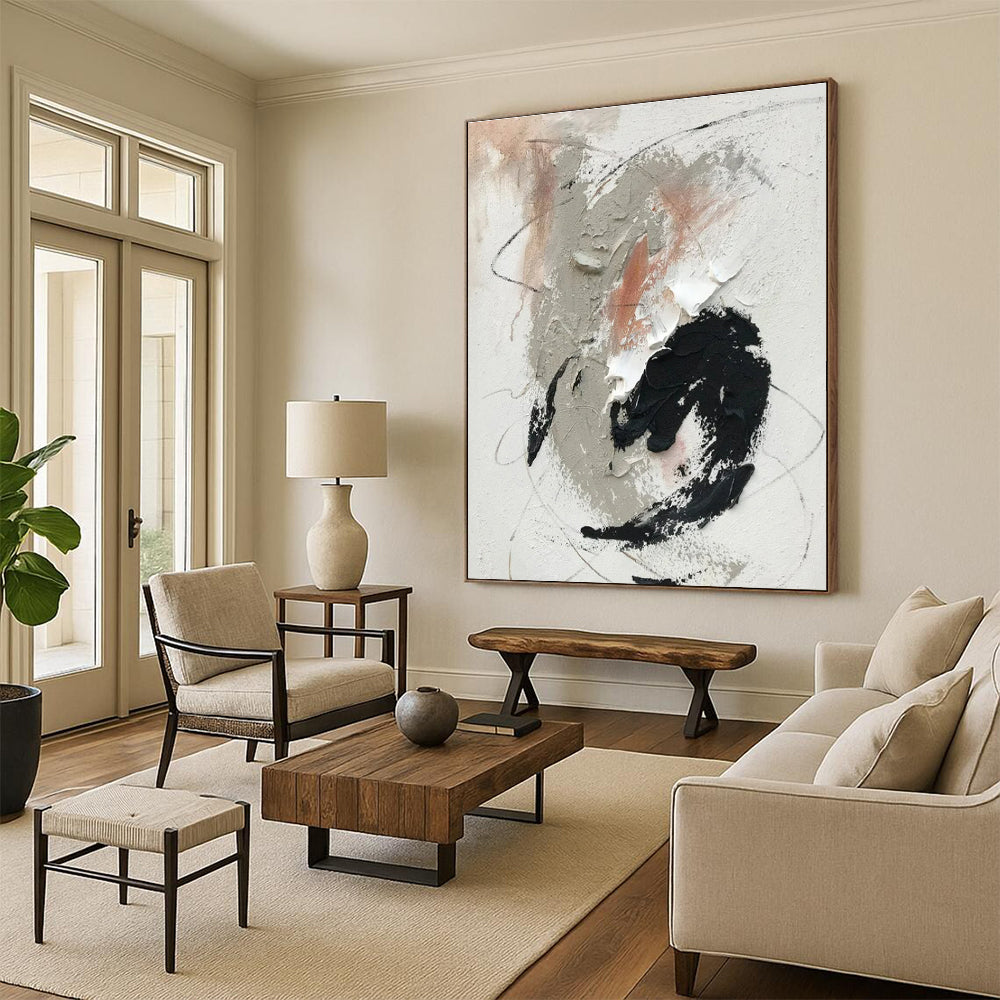 Extra-Huge Modern Abstract Painting for Home Craft Room Creative Catalyst