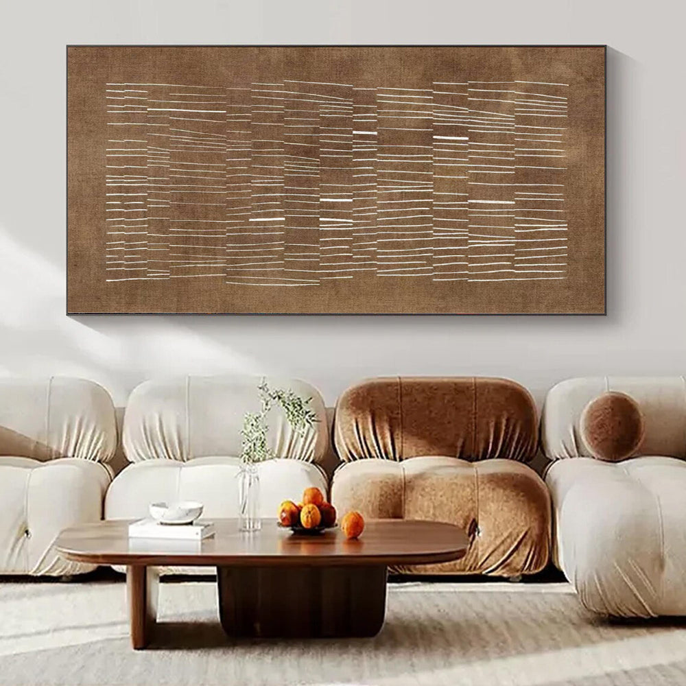 Super-Sized Hand-Painted Modern Abstract Wall Decor for Family Home Teen Hangouts