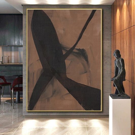 Giant Made-to-Order Abstract Painting for Mudroom Entryways