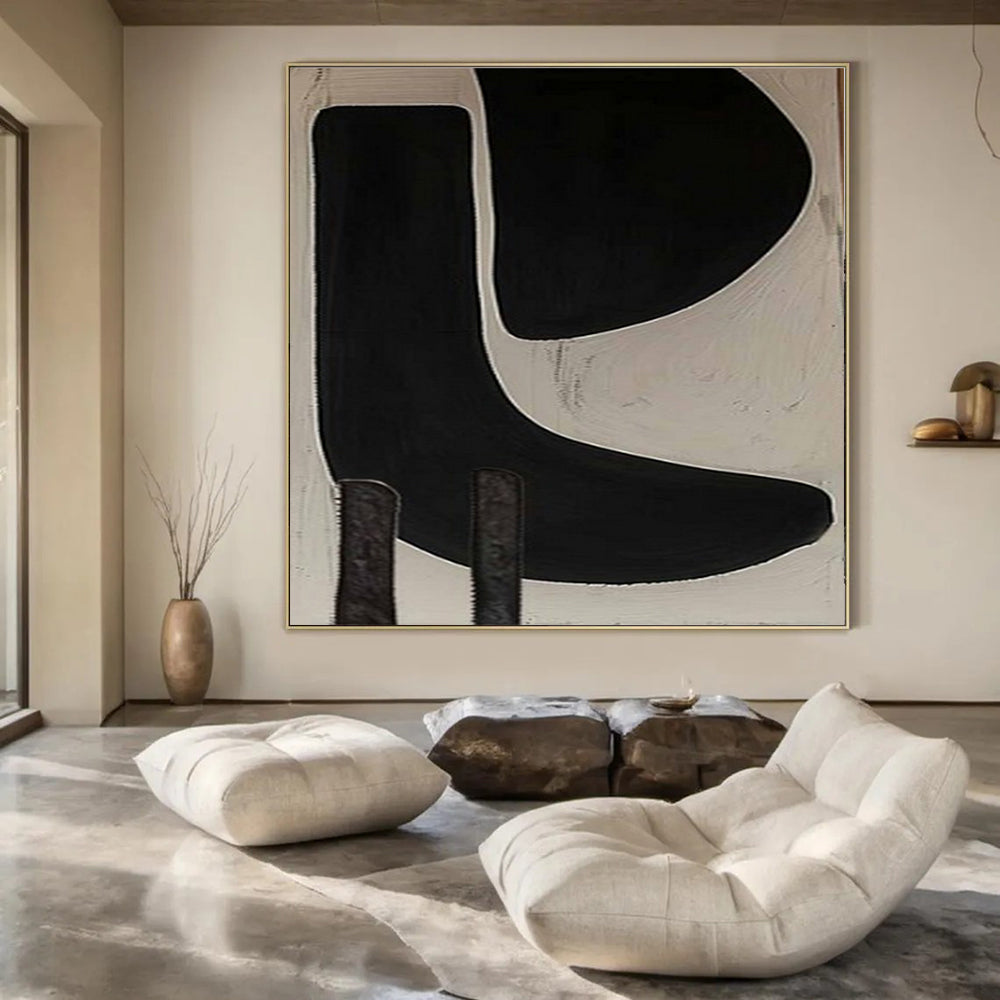 Giant Hand-Painted Contemporary Abstract Art for Family Home Home Offices