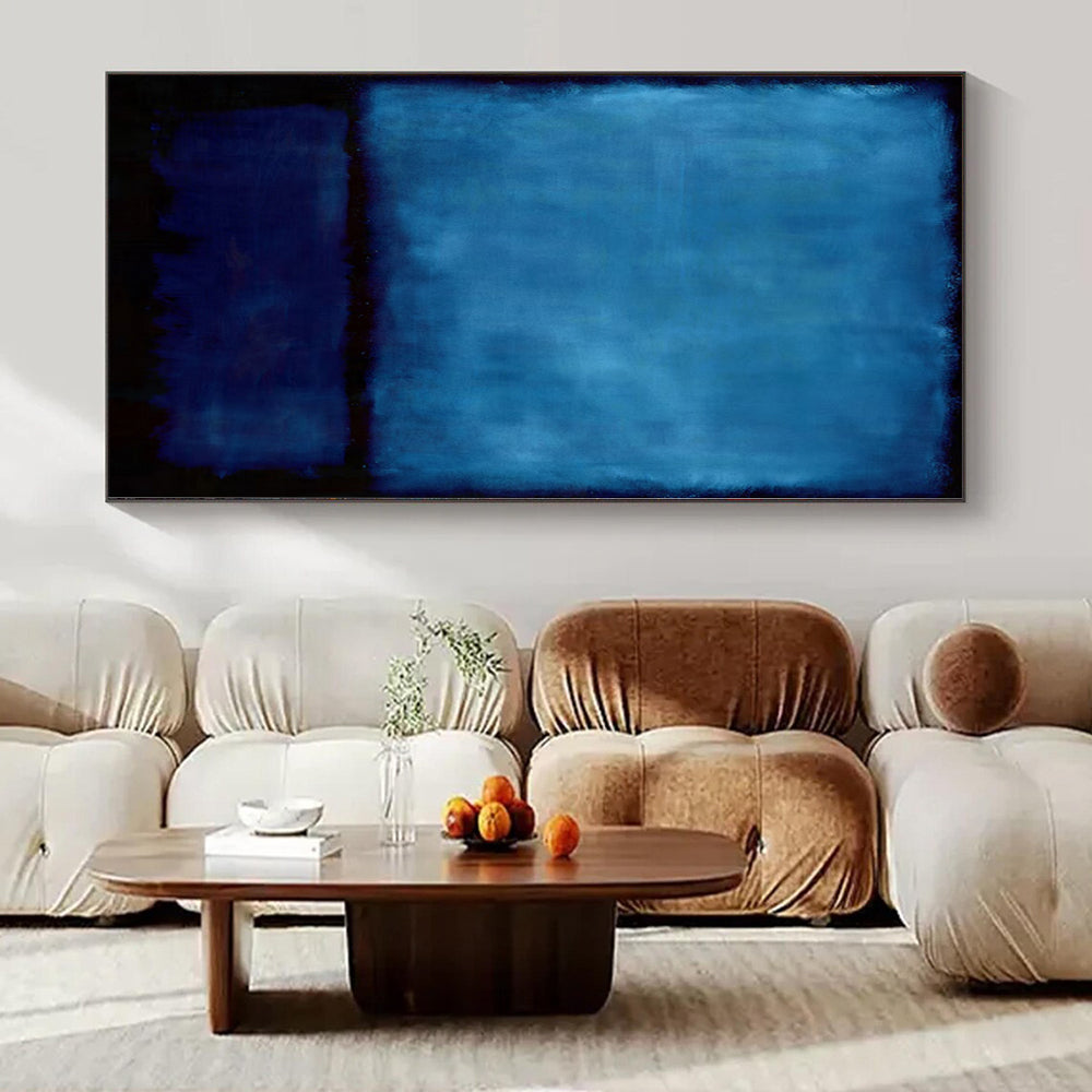 Extra-Huge Hand-Painted Modern Abstract Artwork for Dining Room Above Dining Buffet Tables