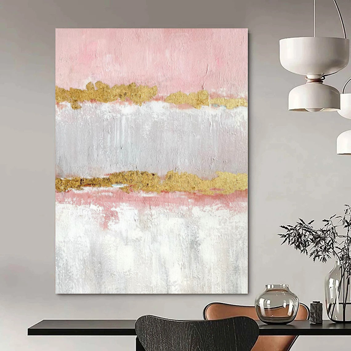 Giant Abstract Art for She Shed / He Shed Interiors - Made to Order Acrylic on Linen