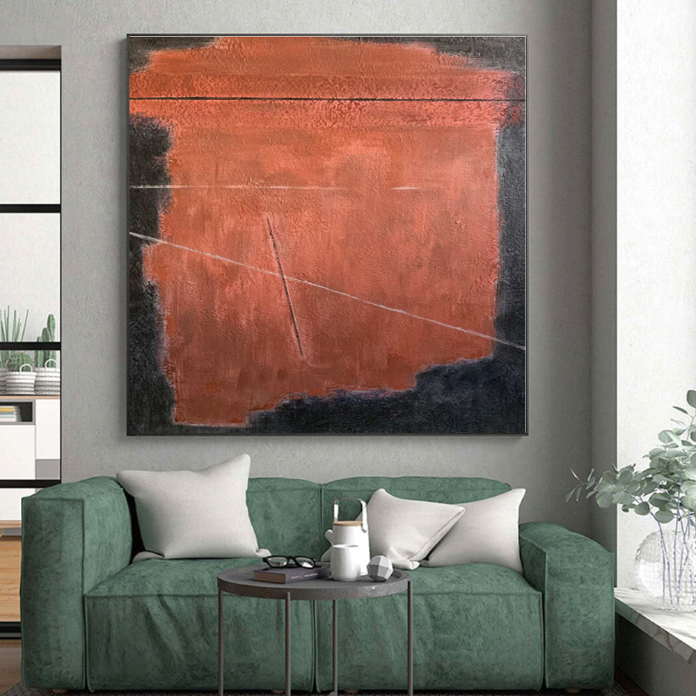 Enormous Made-to-Order Abstract Wall Art for Entryway Coat Closet Wall
