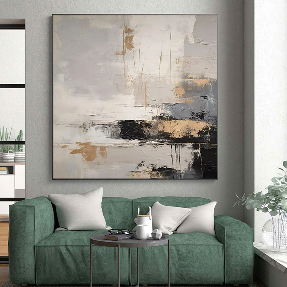Super-Sized Modern Abstract Canvas for Virtual Event Backdrops