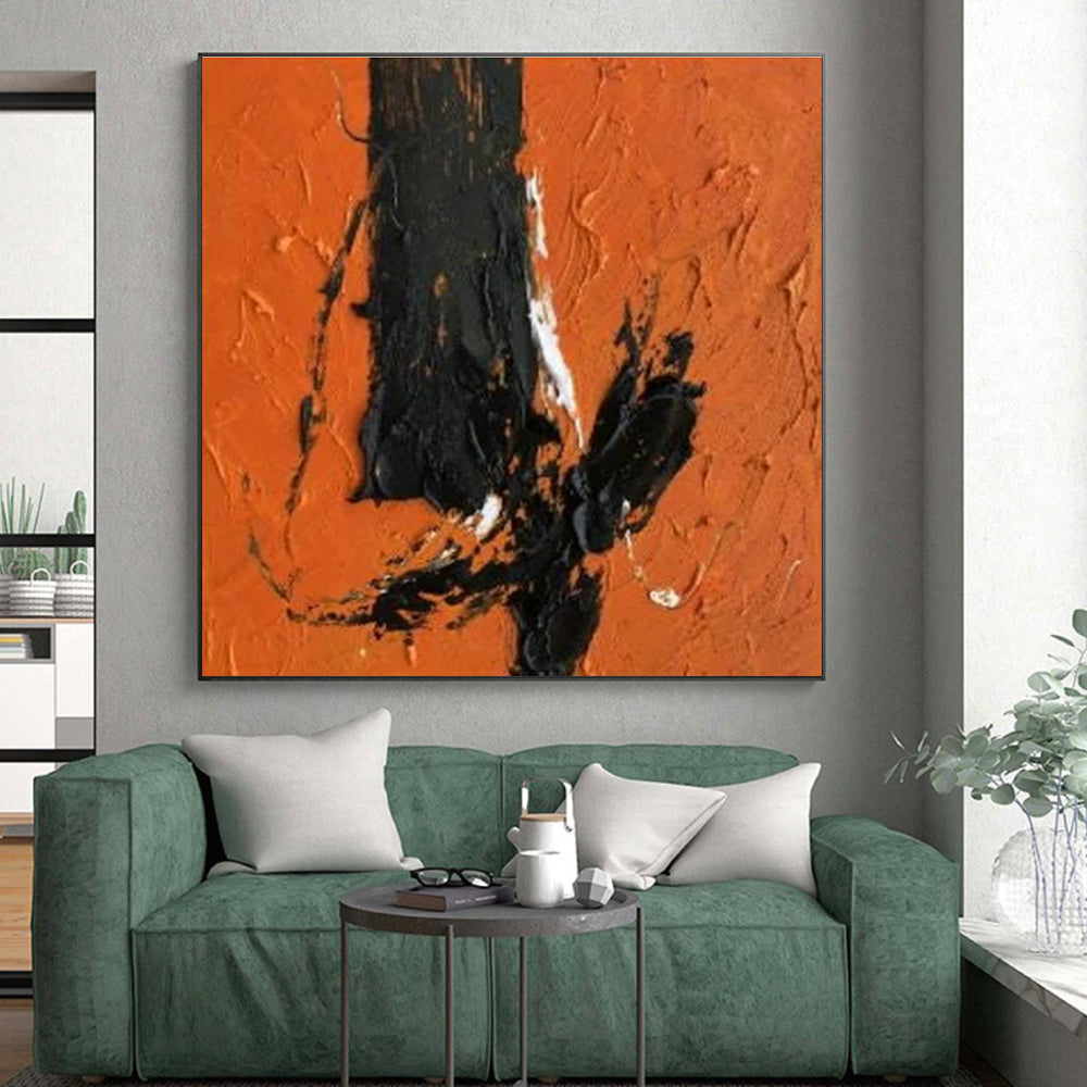 Custom-Made Grand Hand-Painted Abstract Painting for Master Bedroom Dressing Area Wall LargeART0604