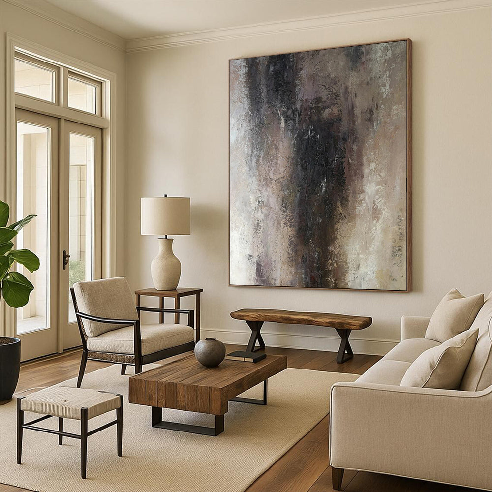 Enormous Made-to-Order Abstract Wall Art for Entryway Hall