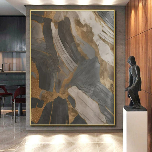 Vast Modern Abstract Canvas for Event Venue Themed Decor