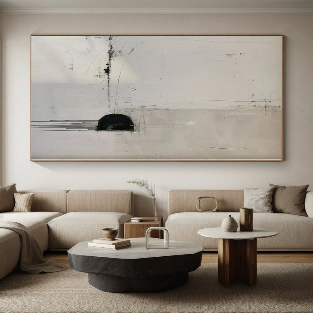 Monumental Custom Abstract Art for Master Bedroom Walk-in Closet Entrances