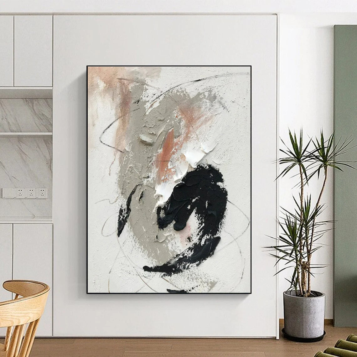 Extra-Huge Modern Abstract Painting for Home Craft Room Creative Catalyst