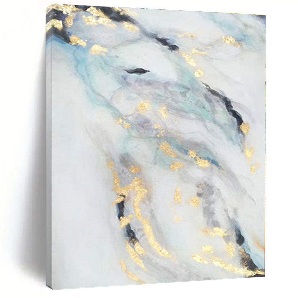 Super-Sized Custom Abstract Canvas for Kids’ Playroom Climbing Wall Area