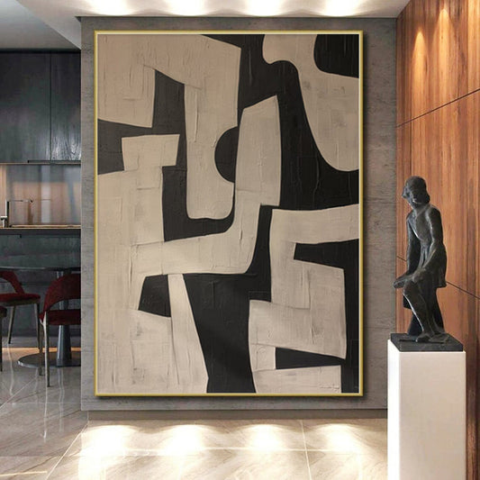 Monumental Hand-Painted Abstract Art for Event Venue Centers