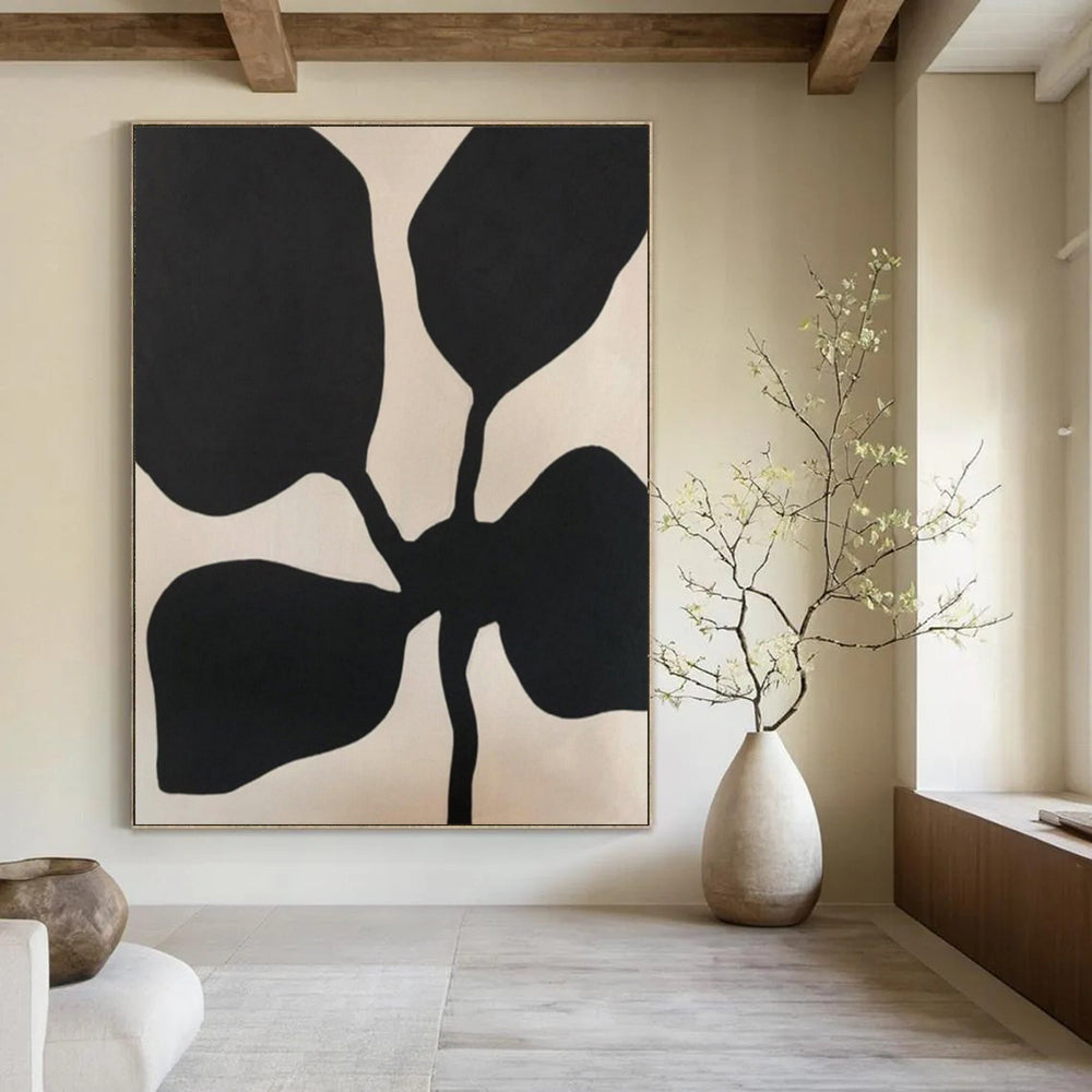 Extra-Vast Hand-Painted Modern Abstract Artwork for Exclusive Villa Bedrooms