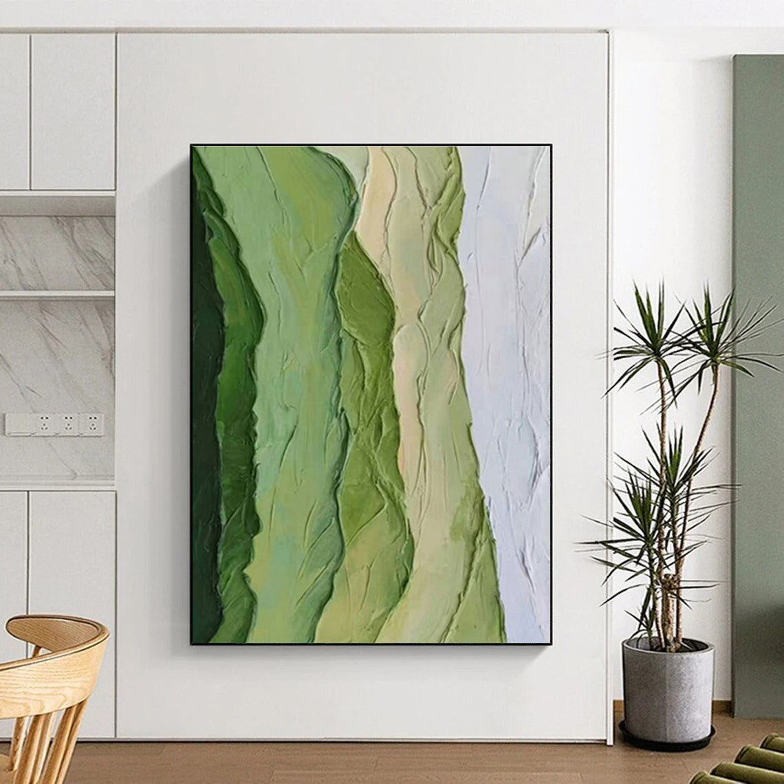 Custom-Made Grand Hand-Painted Abstract Painting for Focal Wall Feature LargeART0634