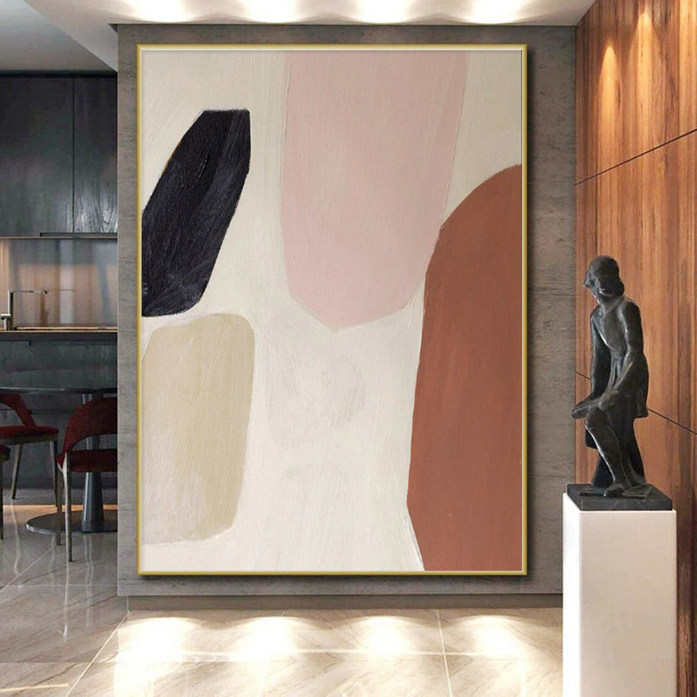 Massive Hand-Finished Abstract Art for Yoga Studios LargeART0656