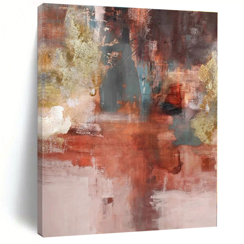 Made-to-Order Large Hand-Painted Abstract Painting for Hallway Passage Wall LargeART0583