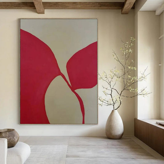 Giant Hand-Painted Contemporary Abstract Art for Trendy Bar Dance Floors