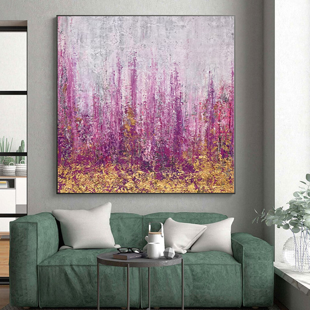 Monumental Abstract Expressionist Canvas - Commissioned Mixed Media for Contemporary Art Galleries