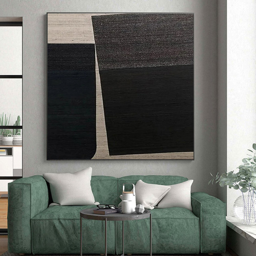 Super-Sized Custom Hand-Painted Abstract Art for Bookstores LargeART0660