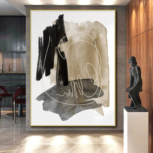 Grand Made-to-Order Abstract Wall Art for Entryway Window Sill Walls