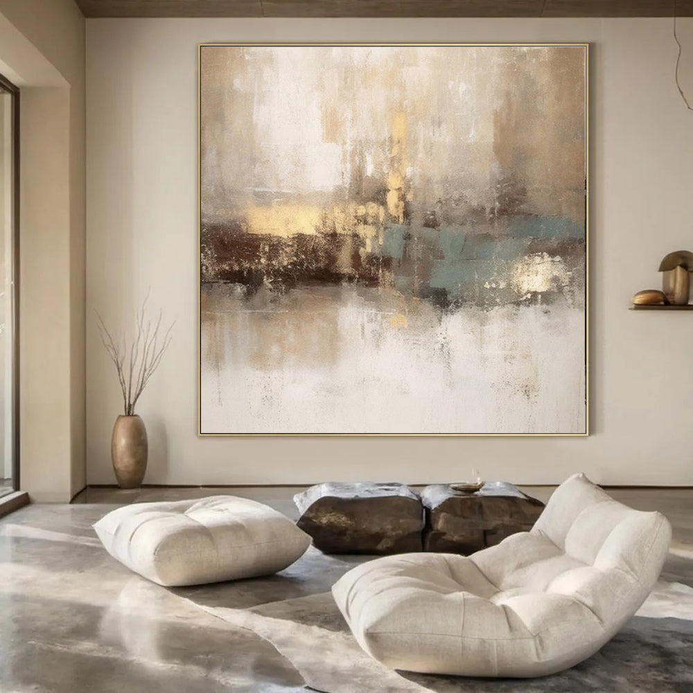 Extra-Vast Hand-Painted Modern Abstract Artwork for Villa Wine Cellars