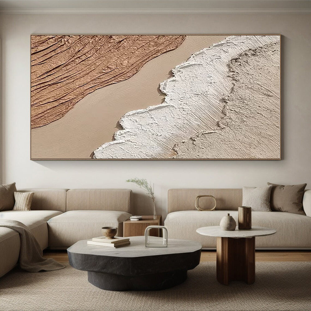 Oversized Abstract Wall Art for Hallway Staircase Visual Flow LargeART0673