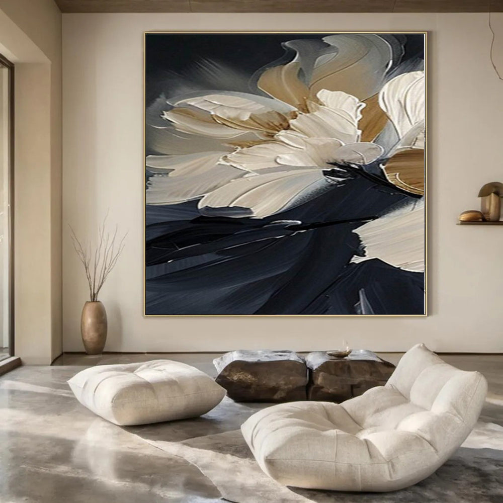 Hand-Painted Large Modern Abstract Wall Art for Family Home Game Rooms