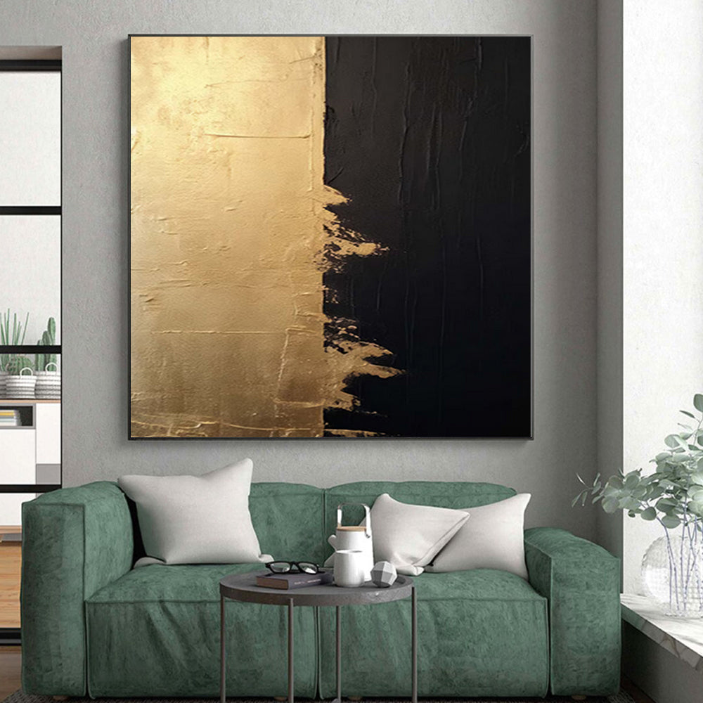 Immense Abstract Canvas for Pet Grooming Station Interiors - Commissioned Mixed Media on Canvas