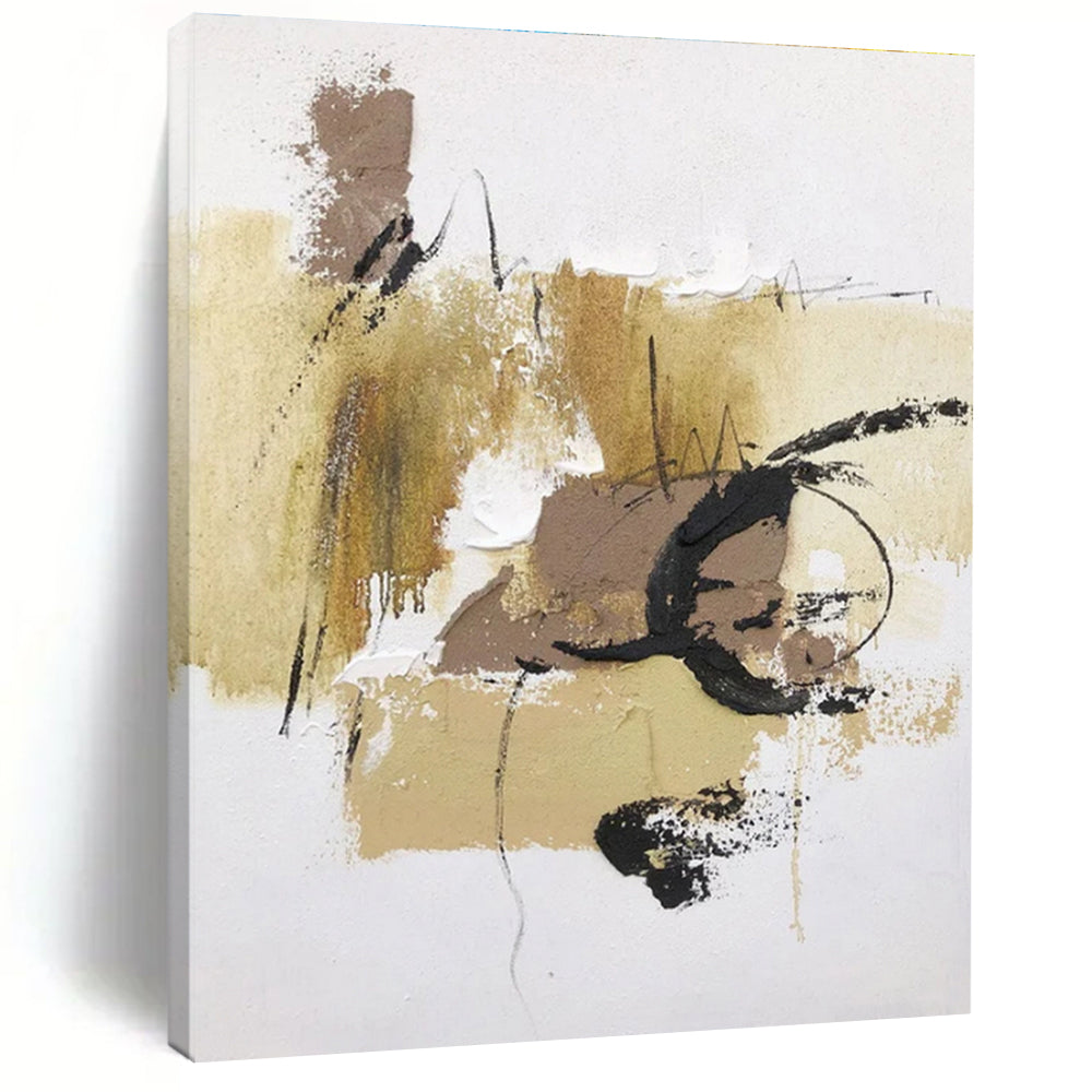 Huge Modern Abstract Painting for Home Gym Motivational Decor
