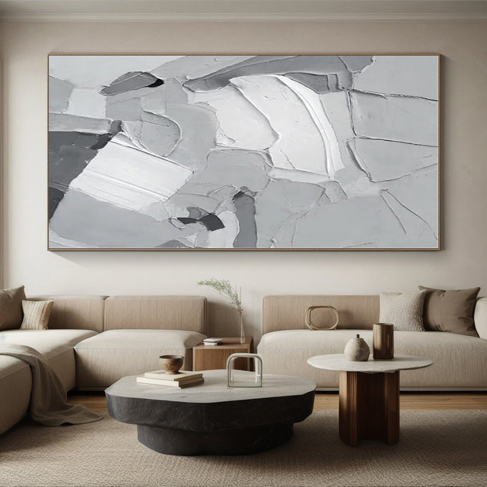 Oversized Handcrafted Abstract Art for Home Gym Mirror Wall