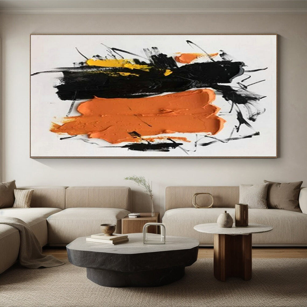 Made-to-Measure Colossal Hand-Painted Abstract Wall Art for Entryway Gallery Wall LargeART0607