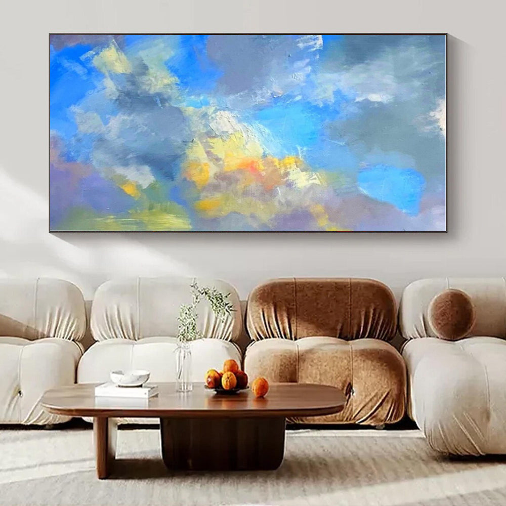 Hand-Painted Bespoke Abstract Art for Dining Room & Hotel Guest Rooms