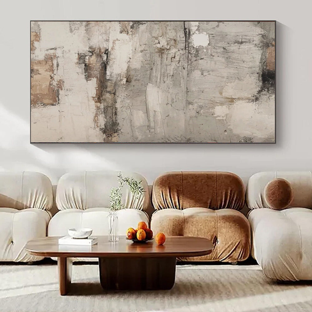 Grand Handcrafted Abstract Painting for Boutique Retail Store Feature Walls