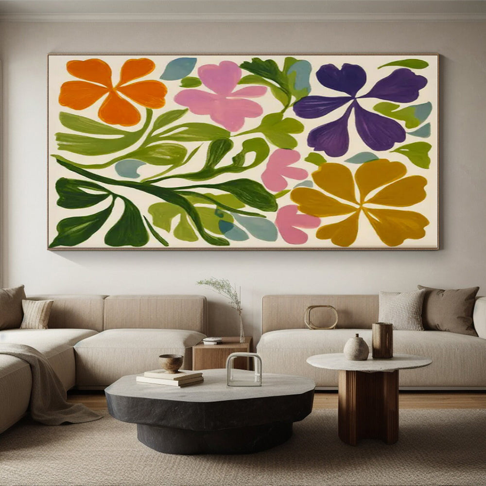Large Modern Abstract Artwork for Library Reading Zones