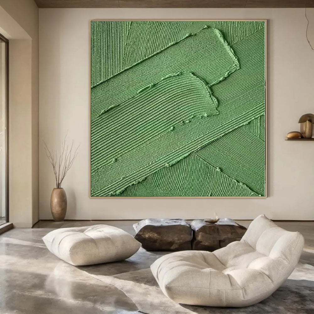 Oversized Abstract Wall Art for Murphy Bed Interiors - Custom Acrylic on Canvas