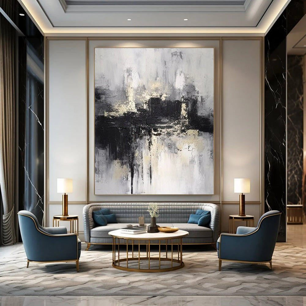 Oversized Modern Abstract Artwork for Botanical Garden Conservatories