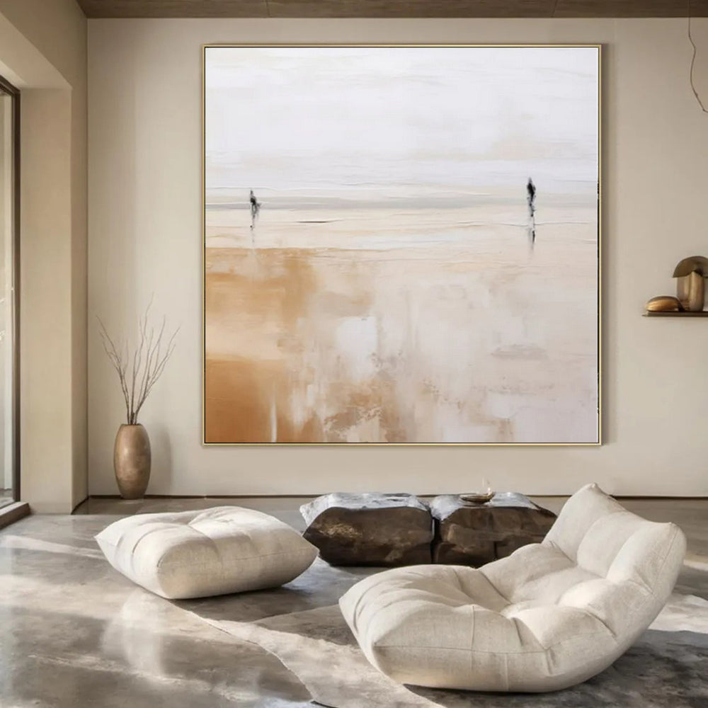 Hand-Painted Custom Abstract Art for Office IT Support Areas