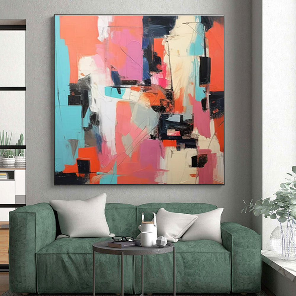 Extra-Huge Contemporary Abstract Painting for Home Craft Room Creative Catalyst