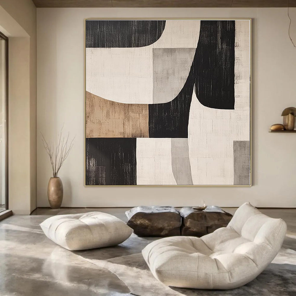 Hand-Painted Personalized Abstract Art for Bar and Bedroom
