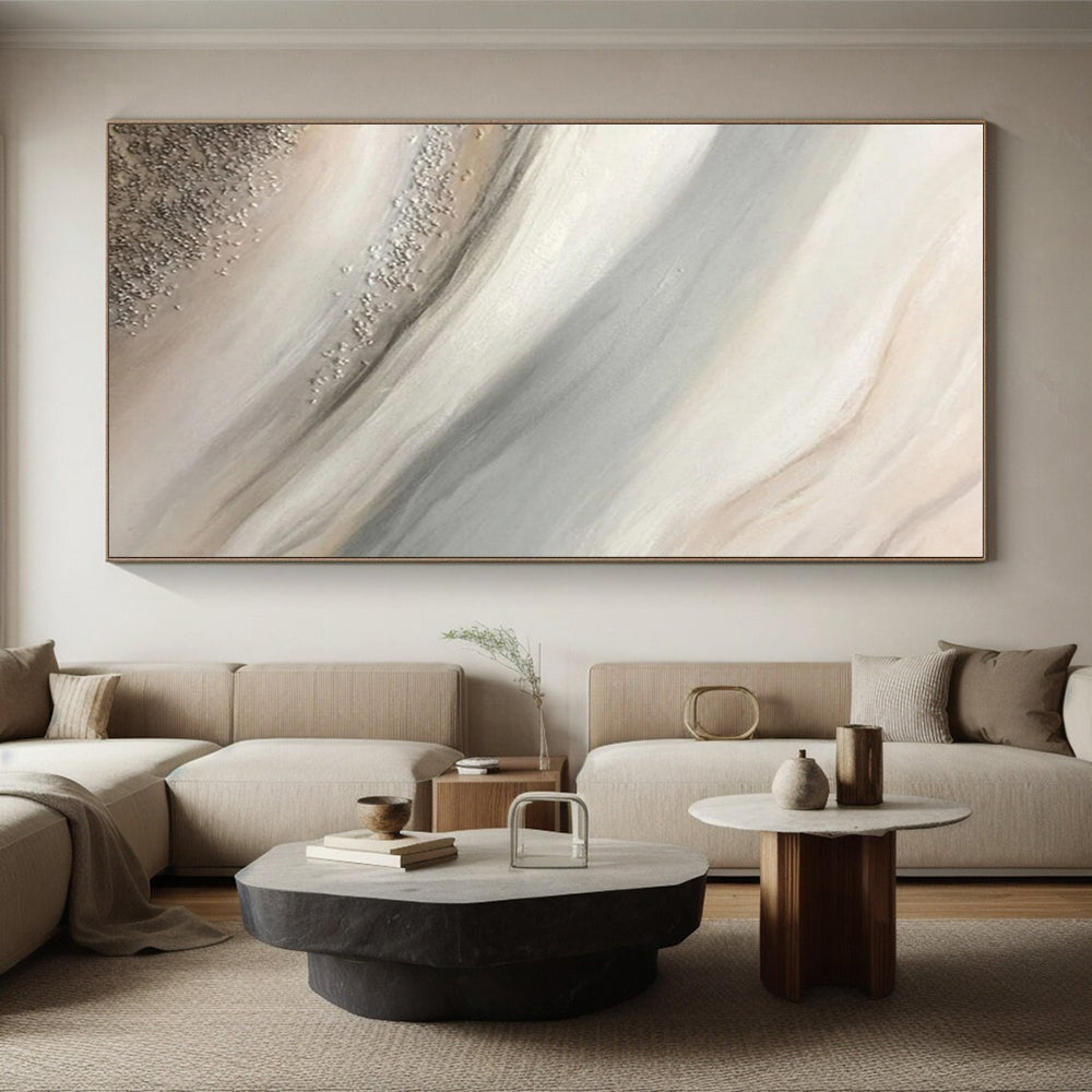 Monumental Custom Hand-Painted Abstract Art for Gym and Fitness Centers LargeART0652