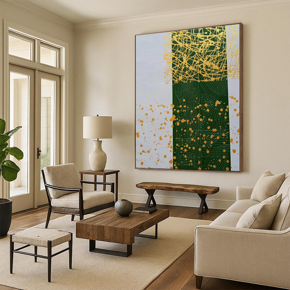 Oversized Custom Abstract Art for Garage Workbench and Tool Wall